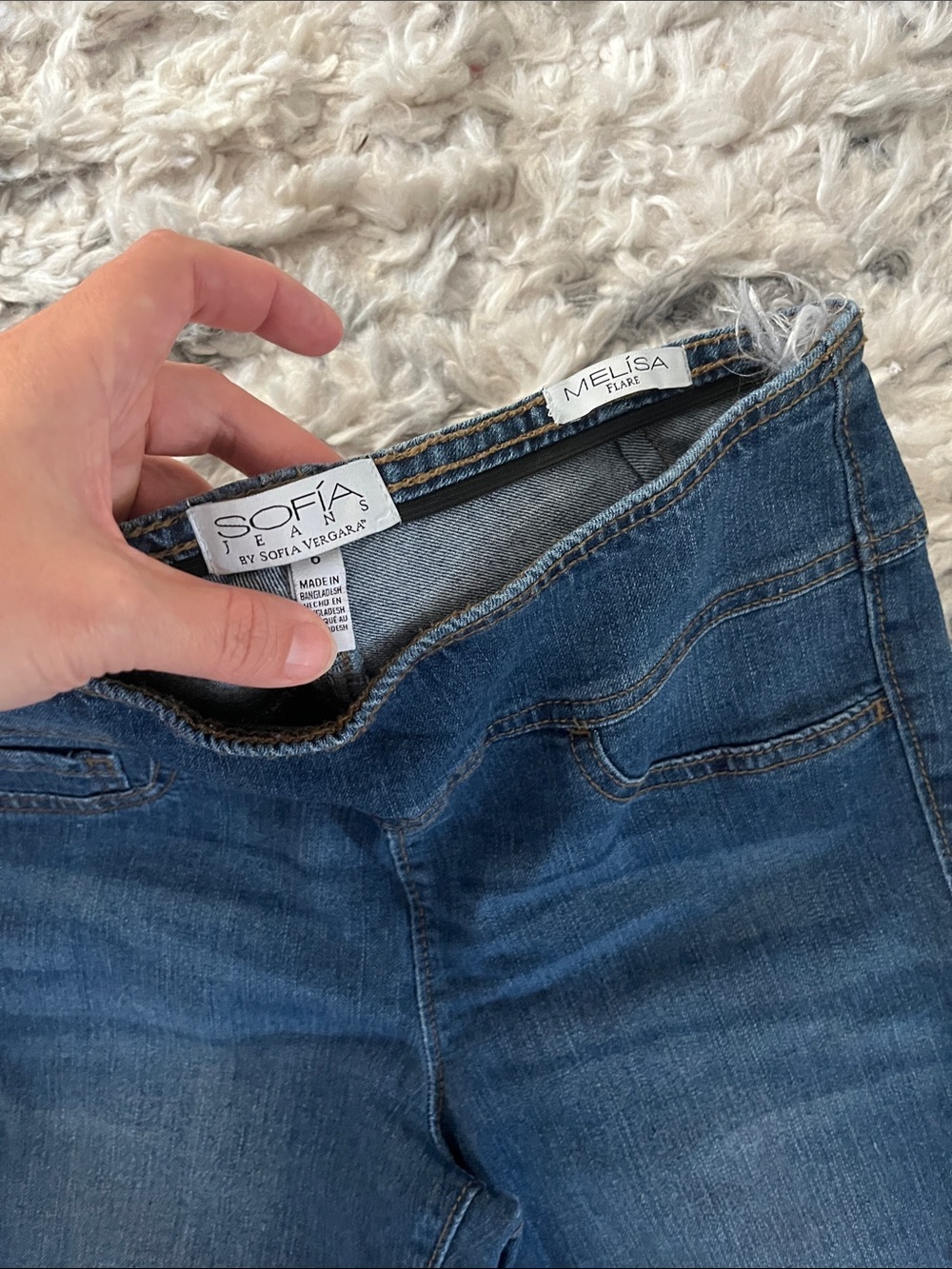 sofia by sofia vergara Dark Wash Flare Jeans - Picture 2 of 3